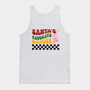 Santa's Favorite Dancer With Pointe Tank Top